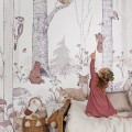 mural forest girls