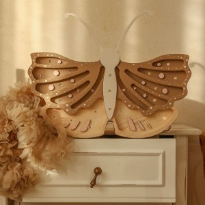 LAMPKA MOTYL COFFEE CREAM - LITTLE LIGHTS 