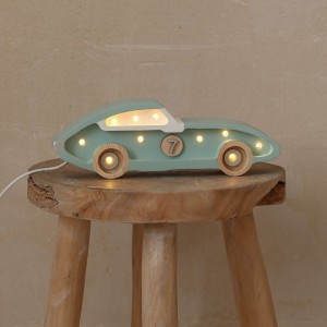 LAMPKA WYŚCIGÓWKA MINI RETROBLUE - LITTLE LIGHTS