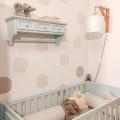 lampa ścienna do pokoju dziecka czysta biel