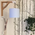 błękitna lampka ścienna do pokoju dziecka