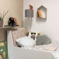 gray wall lamp for children