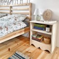 rustic bedside table for kids room