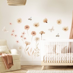 ZESTAW NAKLEJEK ŁĄKA BOHO II - PASTELOWE LOVE