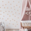 beige wall sticker for girls room