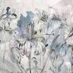 TAPETA BLUE IRIS - MALUMI