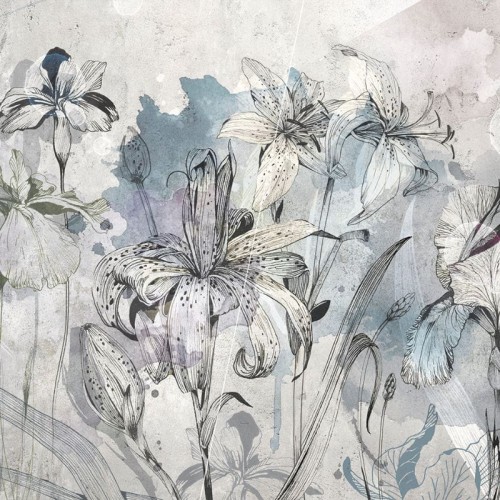 wallpaper blue iris
