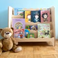 biblioteczka falbanka montessori