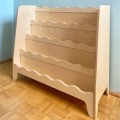 biblioteczka falbanka montessori