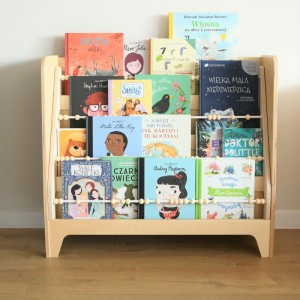 Biblioteczka dziecięca z liczydłem Simple Natural