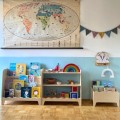 skrzynia na ksiażki montessori
