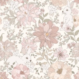 TAPETA HIDE AND SEEK RABBITS - DEKORNIK