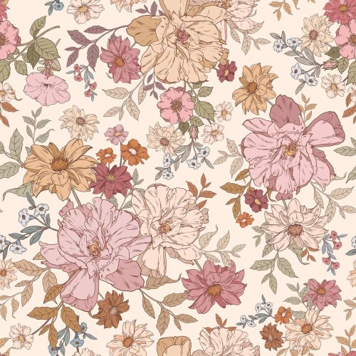 wallpaper rainbow flowers