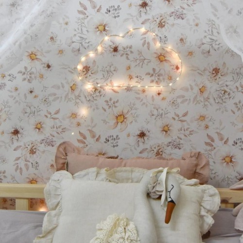 tapeta kwiaty boho