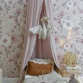 tapeta shabby chic do pokoju dziewczynki