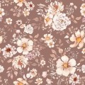 tapeta kwiaty boho