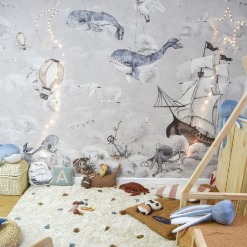 mural do pokoju chłopca podniebny ocean