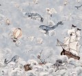 mural podniebny ocean niebieski