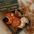 wooden night lamp squirrel