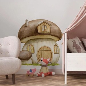 NAKLEJKA DOMEK GRZYB DK474 - YOKO DESIGN