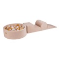 foam climbing blocks and dry pool