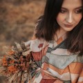 kimono dla kobiety makaszka