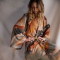 kimono dla kobiety makaszka