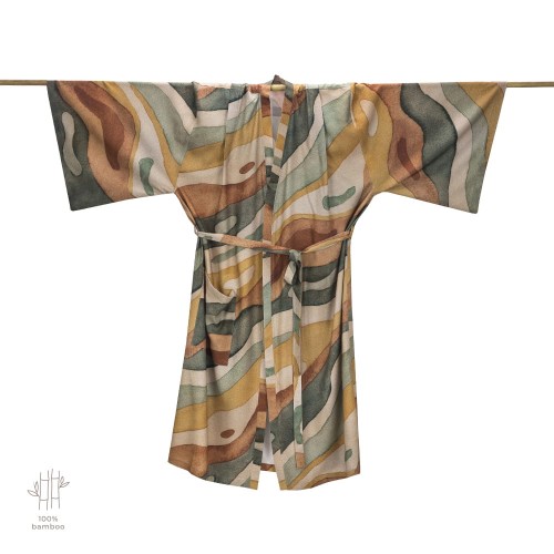 kimono dla kobiety makaszka