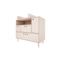 komoda niemowleca bezowa wood luck design