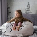 kids pouf with panda