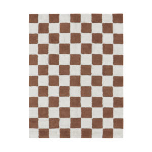DYWAN BAWEŁNIANY KITCHEN TILES TOFFEE 120X160 CM - LORENA CANALS