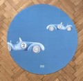 natural rubber play mat cars