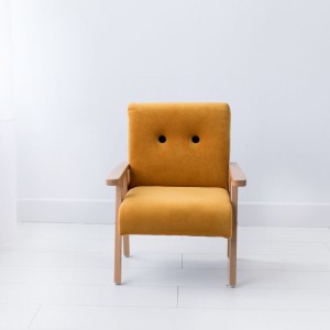 MODELINA HOME - ARMCHAIR FOR CHILDREN MUSTARD VELVET