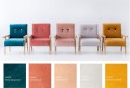 armchair for kids grey