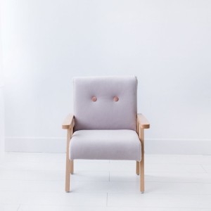 MODELINA HOME - ARMCHAIR FOR CHILDREN LIGHT GRAY VELVET