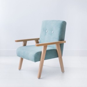 MODELINA HOME - ARMCHAIR FOR CHILDREN MINT VELOUR