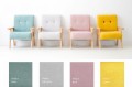 yellow armchair for kids room