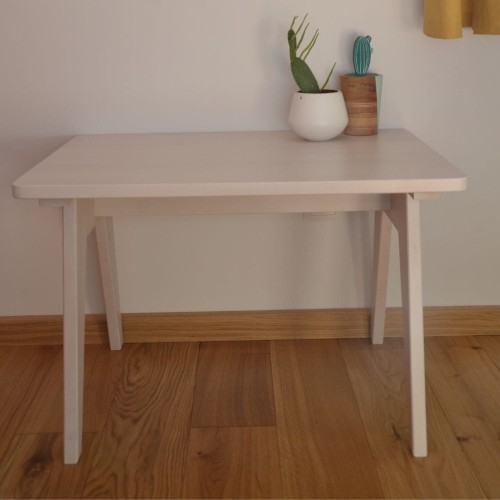 wooden table for kids white