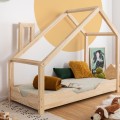 wooden bed house for kids