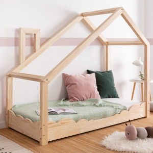 ADEKO - WOODEN BED HOUSE LUNA MODEL D