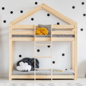 ADEKO - WOODEN BUNK BED HOUSE MILA MODEL DMP