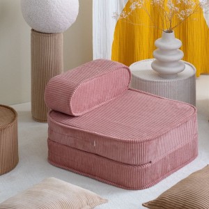 Fotel rozkładany dla dzieci – Modułowy materac piankowy Pink Mousse - Wigiwama