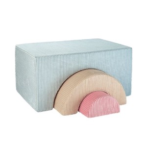 Piankowy zestaw do zabawy dla dzieci Peppermint Green Rainbow - Wigiwama