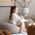 okrągła pufa dla dzieci teddy  biscuit