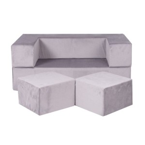 MEOW BABY - CHILDREN'S SOFA GRAY