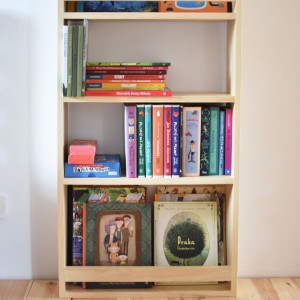 DREWNIANA BIBLIOTECZKA REGAŁ