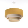 potrójna lampa wisząca boho