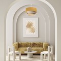 potrójna lampa wisząca boho