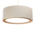 lampa wisząca boho len podwójna