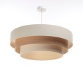 lniano jutowa lampa wisząca boho